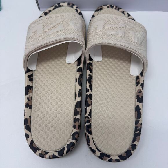 NEW APL Big Logo TechLoom Slide Sandals Leopard sz 14 Mens Comfort Casual Summer main image 5